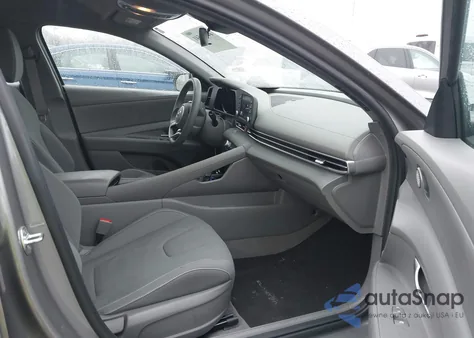 2022 Hyundai Elantra Hybrid Blue from USA, damaged, VIN KMHLM4AJ3NU028953